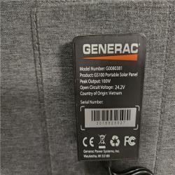Phoenix NEW Generac 100-Watt Portable Solar Panel with 20.1 Volt Output  IP67 Solar Charger for Power Station / Generator - GS100