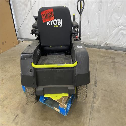 Houston Location AS IS - Ryobi 80v Z30Li Riding Mower