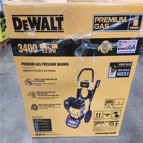 Phoenix NEW DEWALT 3400 PSI 2.5 GPM Gas Cold Water Pressure Washer with DeWalt 210 Engine
