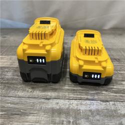 AS-IS DEWALT 20V XR Lithium-Ion Starter Pack with 8.0 Ah and 4.0 Ah Battery Packs and Charger