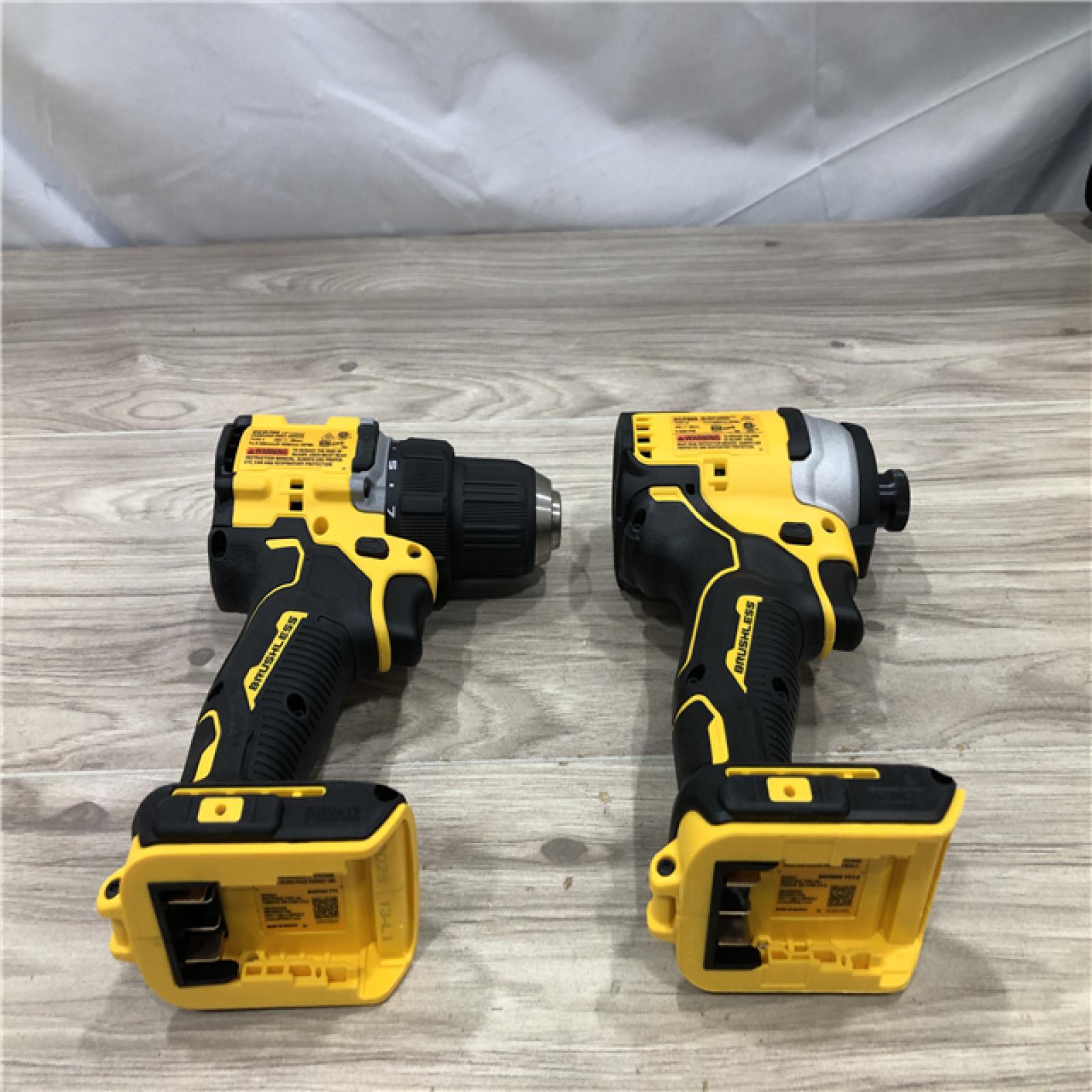 AS-IS DEWALT ATOMIC 20-Volt MAX Lithium-Ion Cordless Combo Kit