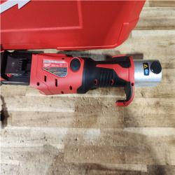 HOUSTON LOCATION - AS - IS Milwaukee 18-Volt Lithium-Ion Brushless Cordless FORCE LOGIC Press Tool Kit (2) 2.0Ah Batteries  Charger  and Hard Case