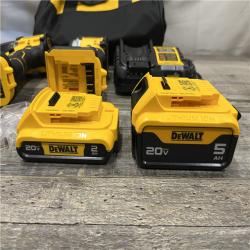AS-IS DEWALT ATOMIC 20V MAX Lithium-Ion Cordless 2-Tool Combo Kit