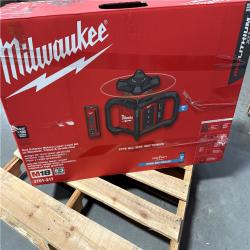 California NEW Milwaukee Red Exterior Rotary Laser Level Kit w/Receiver, Tripod & Grade Rod, Includes (1) Battery & Charger