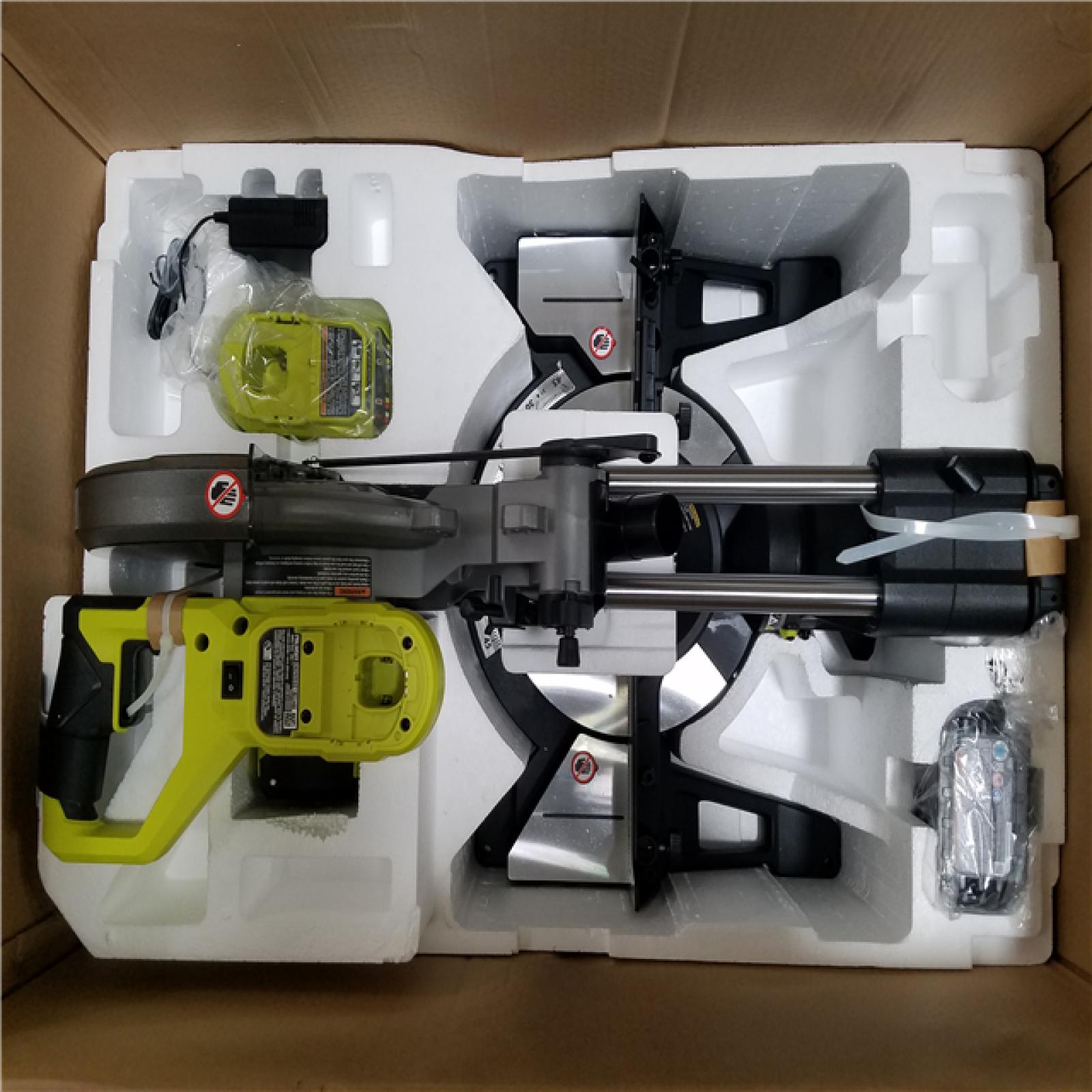 California NEW Ryobi One+ 18V Brushless 10 Sliding Compound Miter Saw Kit