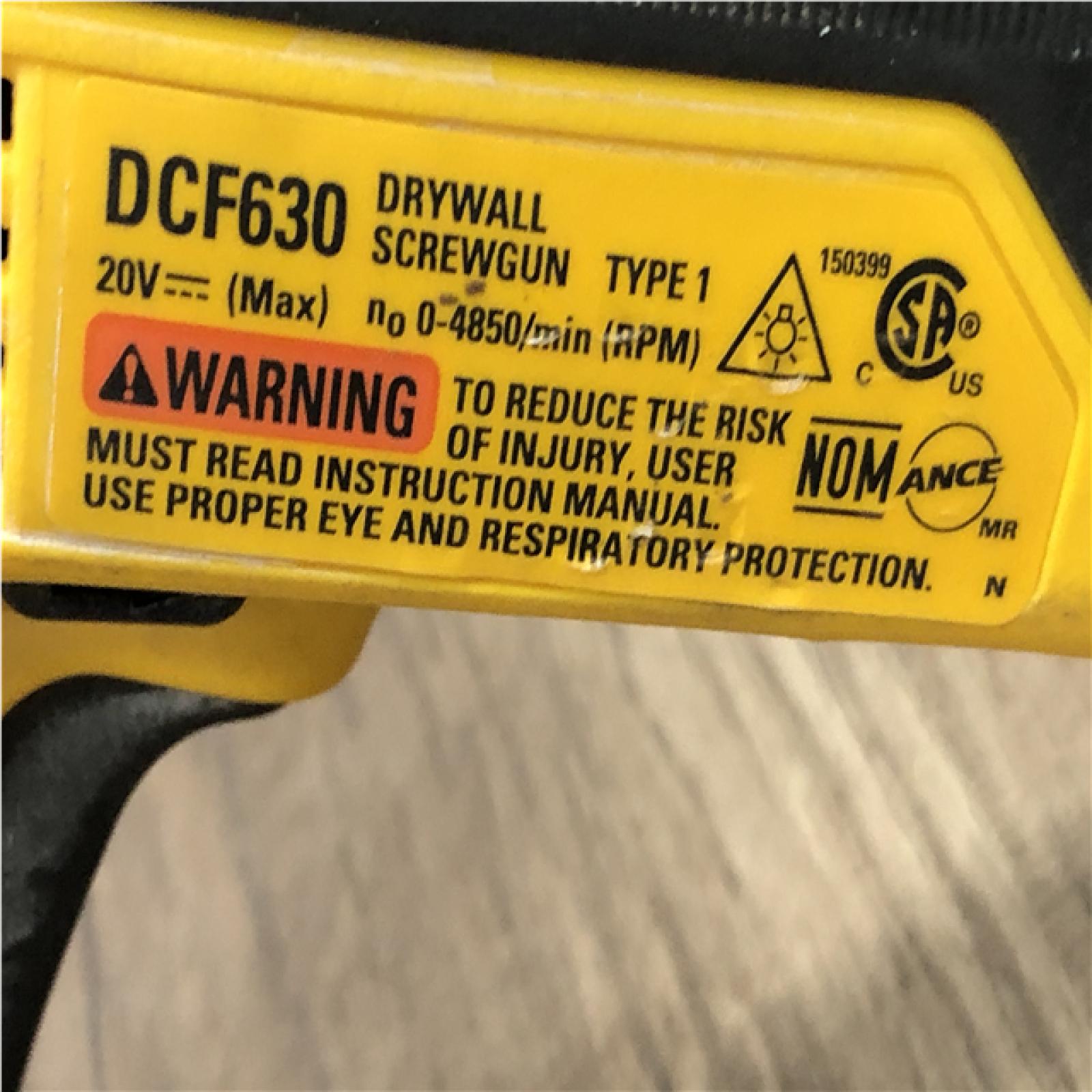 AS-IS DEWALT XR 20V MAX Lithium-Ion Cordless Brushless Screw Gun (Tool Only)