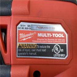 AS-IS Milwaukee 18V Lithium-Ion Cordless Oscillating Multi-Tool (Tool-Only)