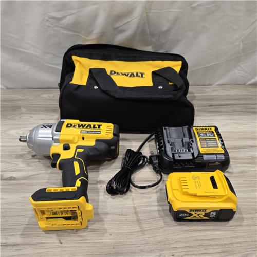 AS-IS Dewalt 20V MAX Lithium-Ion Cordless 1/2 in. Impact Wrench Kit