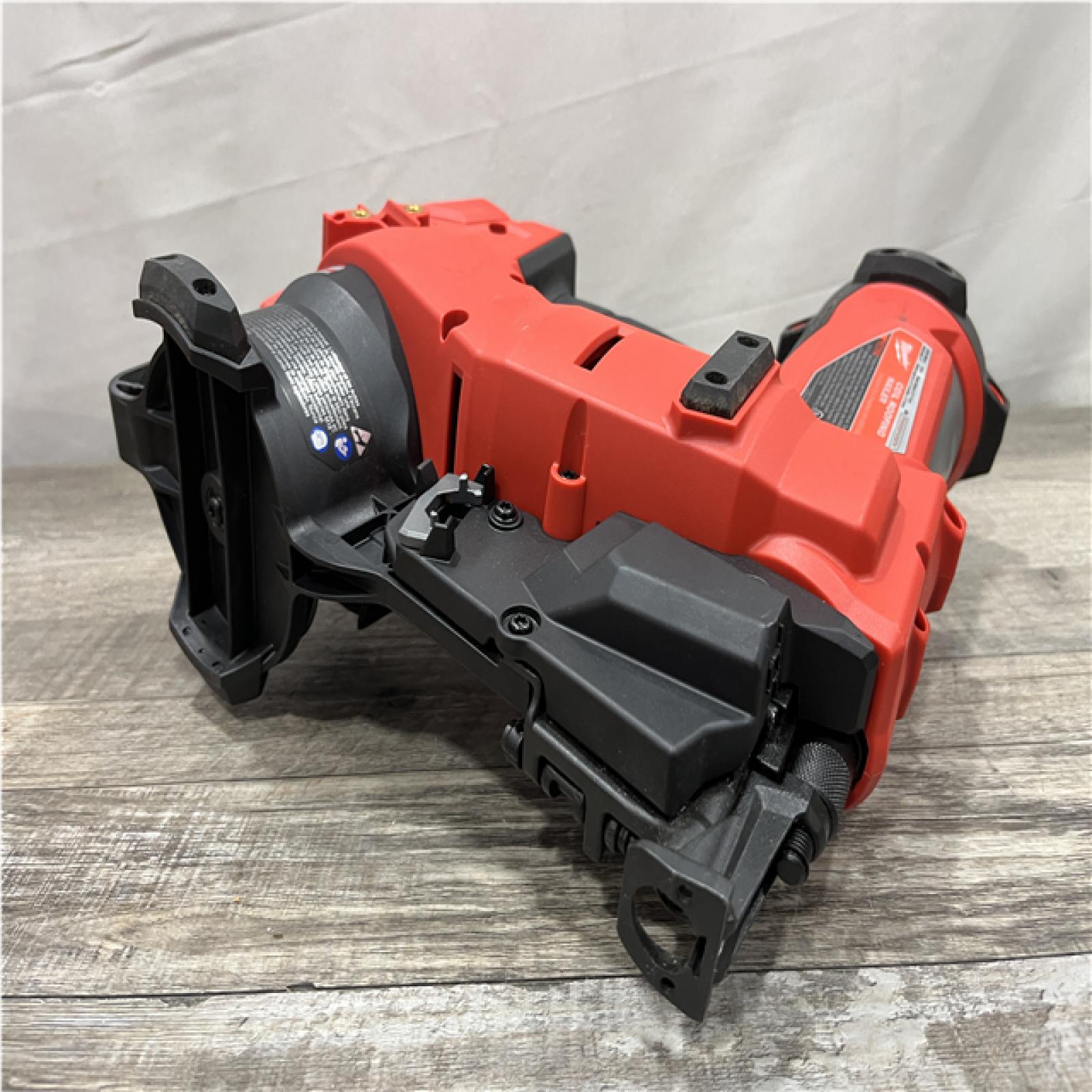 AS-IS Milwaukee FUEL 18-Volt Lithium-Ion Brushless Cordless Coil Roofing Nailer (Tool Only)