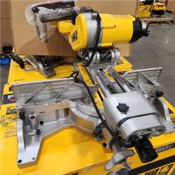 As-Is-  DEWALT 12 Double Bevel Sliding Compound Miter Saw