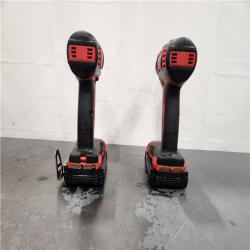 AS-IS- Milwaukee 18V Cordless Brushed 2-Tool Drill/Driver and Impact Driver Kit