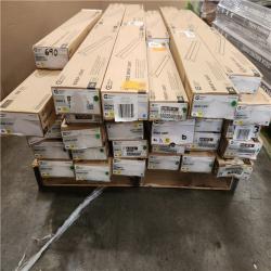 Phoenix AS-IS Mixed Commercial Electric Lumens White Integrated LED Wraparound Light with Prismatic Lens Pallet (36-Boxes)