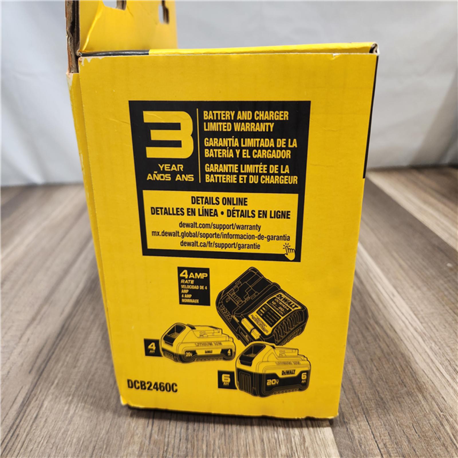 new! - DEWALT 20V MAX Lithium-Ion 6.0Ah and 4.0Ah Battery and Charger Starter Kit