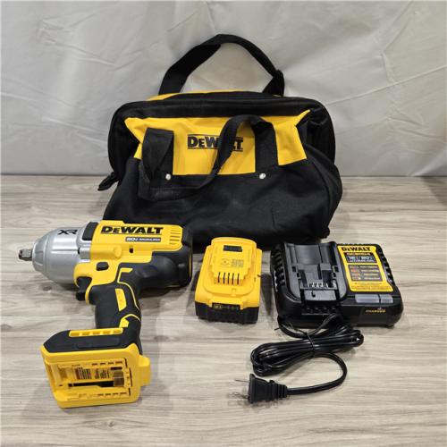 AS-IS Dewalt 20V MAX Lithium-Ion Cordless 1/2 in. Impact Wrench Kit