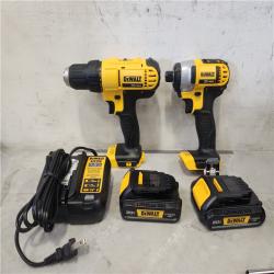 Phoenix NEW DEWALT 20V MAX Cordless Drill/Impact 2 Tool Combo Kit with (2) 20V 1.3Ah Batteries  Charger  and Bag