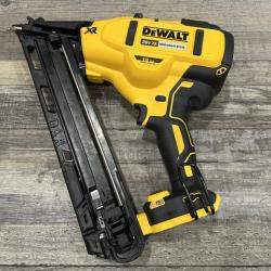 AS-IS DEWALT Cordless 20V MAX XR Angled Finish Nailer (Tool Only)