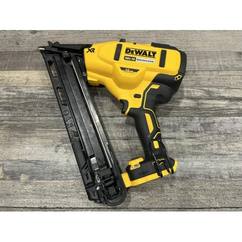 AS-IS DEWALT Cordless 20V MAX XR Angled Finish Nailer (Tool Only)