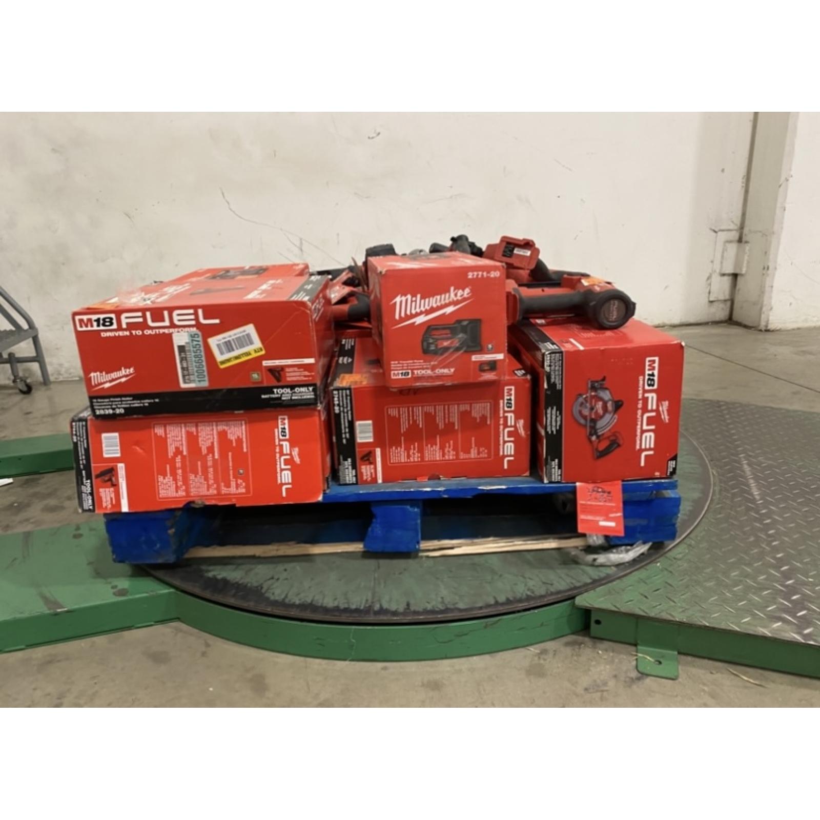 Dallas Location - As-Is MILWAUKEE Tool Pallet