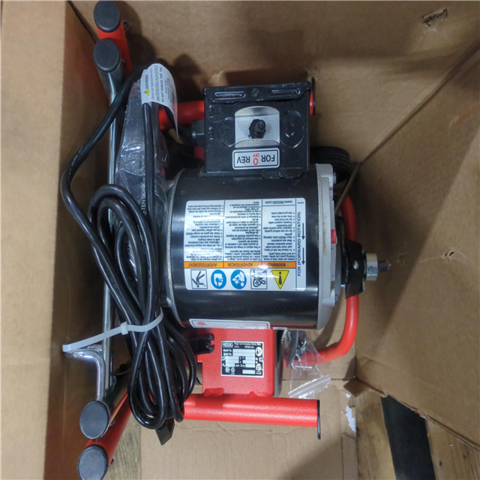 CALIFORNIA AS-IS RIDGID POWERED DRAIN CLEANER