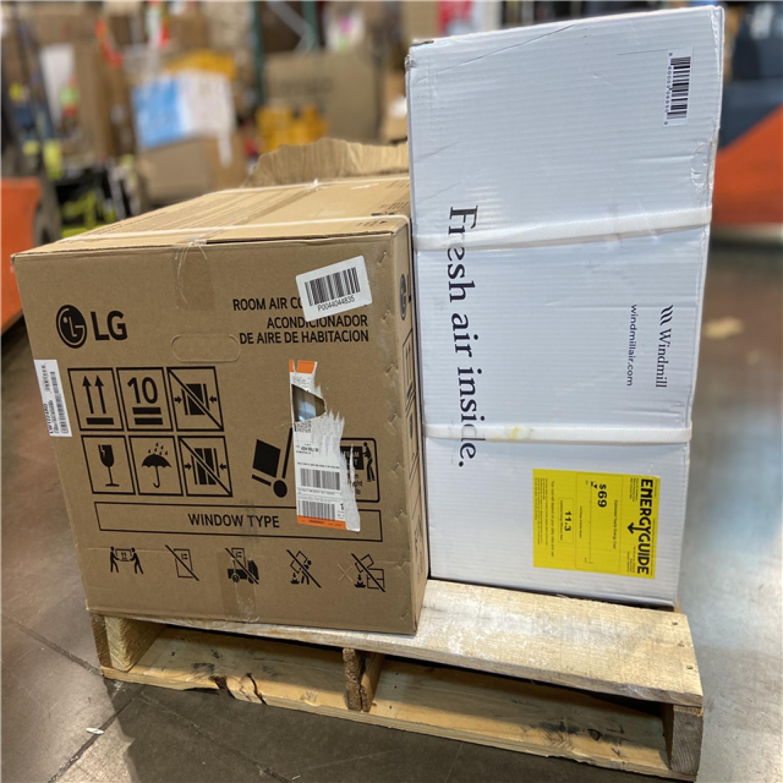 DALLAS LOCATION - AIR CONDITIONER PALLET -( 4 UNITS)