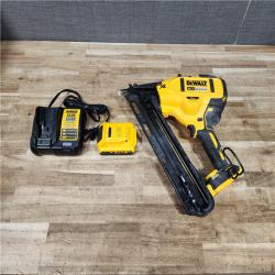 HOUSTON LOCATION - AS - IS DEWALT 20V MAX XR Lithium-Ion Cordless 2-1/2 in. 15-Gauge Finish Nailer Kit