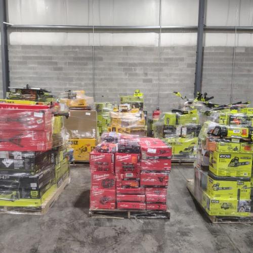 Pittston Location As-Is Power Tools Partial Truckload (13 Pallets) 8270-B