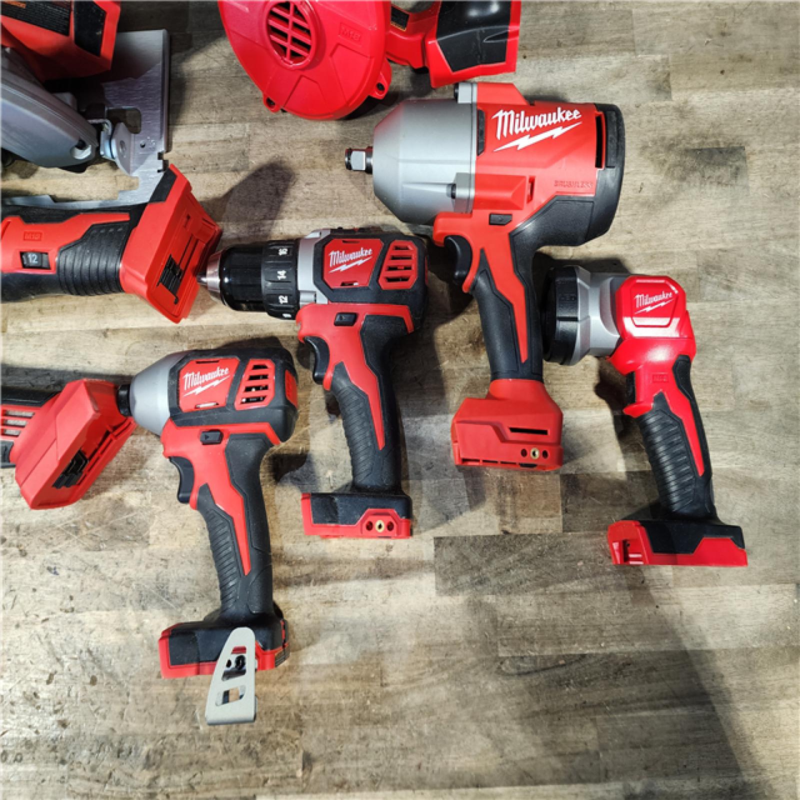 HOUSTON LOCATION - AS-IS Milwaukee 18-Volt Lithium-Ion Cordless (9-Tool) Combo Kit