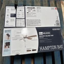 California AS-IS Hampton Bay 52 in. Melrose Indoor Ceiling Fan