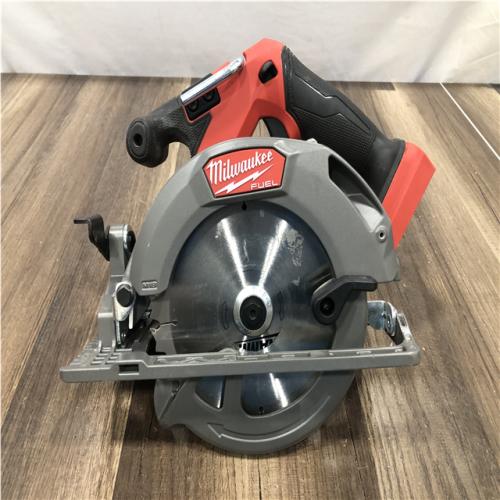 AS-IS Milwaukee FUEL 18V Lithium-Ion Brushless Cordless 6-1/2 in. Circular Saw (Tool-Only)