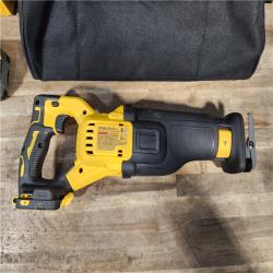 HOUSTON LOCATION - AS-IS DEWALT (APPEARS LIKE NEW) 20V XR Lithium-Ion Cordless Reciprocating Saw Kit with 8.0 Ah Battery and Charger