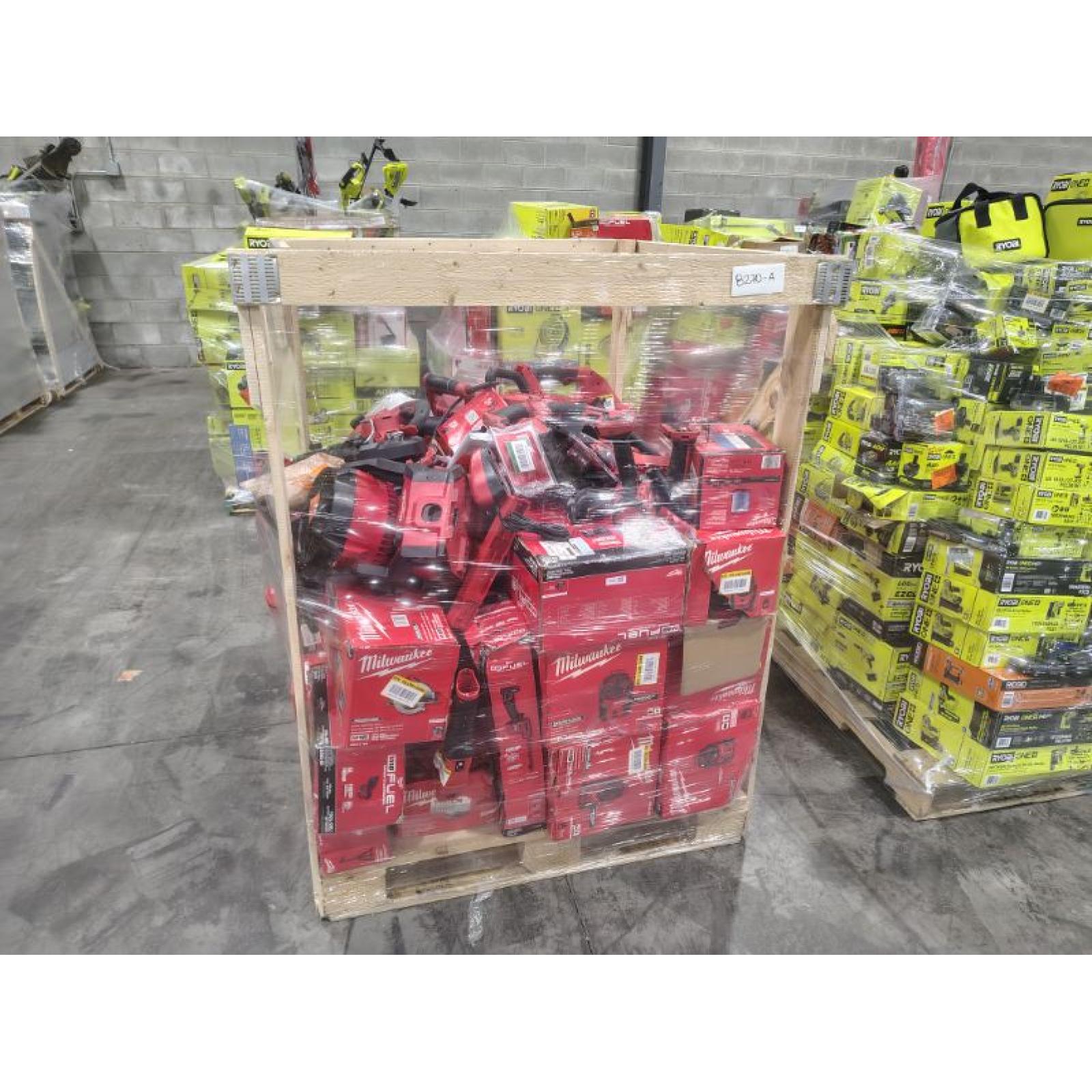 Pittston Location As-Is Power Tools Partial Truckload (13 Pallets) 8270-A