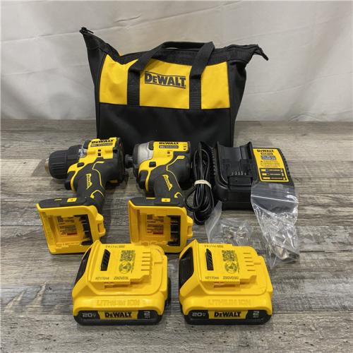 AS-IS DEWALT ATOMIC 20-Volt MAX Lithium-Ion Cordless Combo Kit