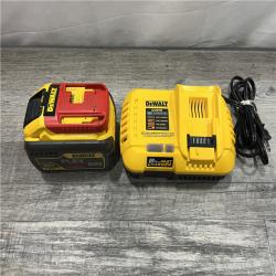 AS-IS DEWALT 20V/60V MAX FLEXVOLT Lithium-Ion 9.0Ah Battery and Charger Starter Kit