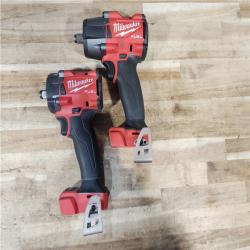 HOUSTON LOCATION - AS-IS MILWAUKEE 2 TOOL COMBO KIT W/ (2) BATTERY & CHARGER