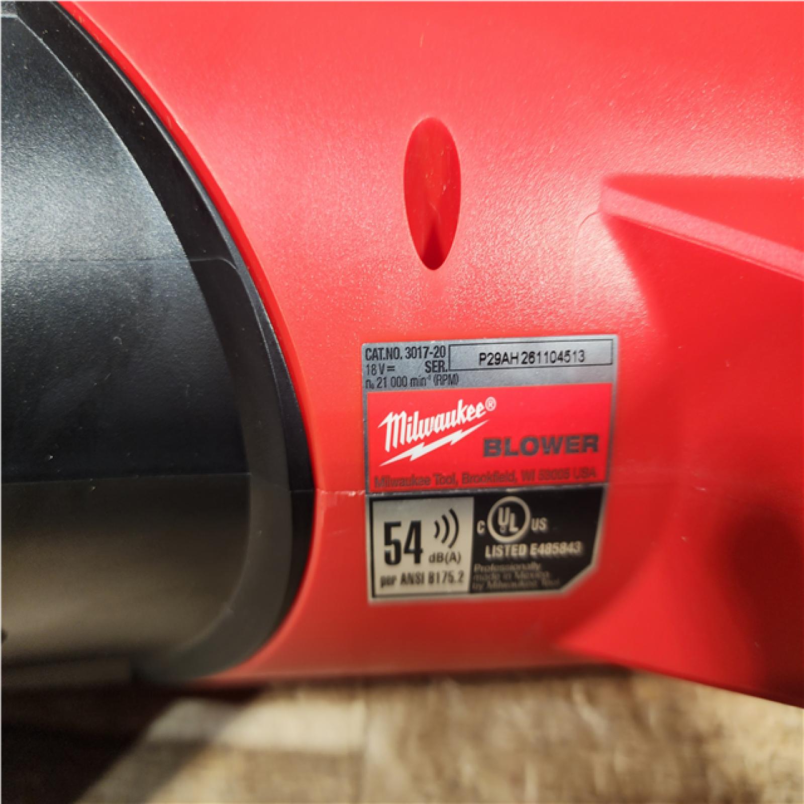Houston Location AS-IS Milwaukee FUEL Leaf Blower