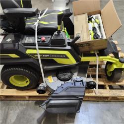 Dallas Location - As-Is RYOBI 80V HP Brushless 54 in. Battery Electric Cordless Zero Turn Riding Mower (3) 80V Batteries (4) 40V Batteries and Charger