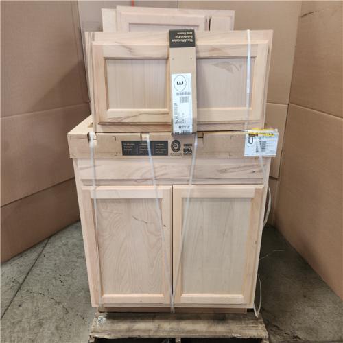 Phoenix AS-IS Mixed Hampton Bay Assembled Wall Bridge Kitchen Cabinet (4-Cabinets)