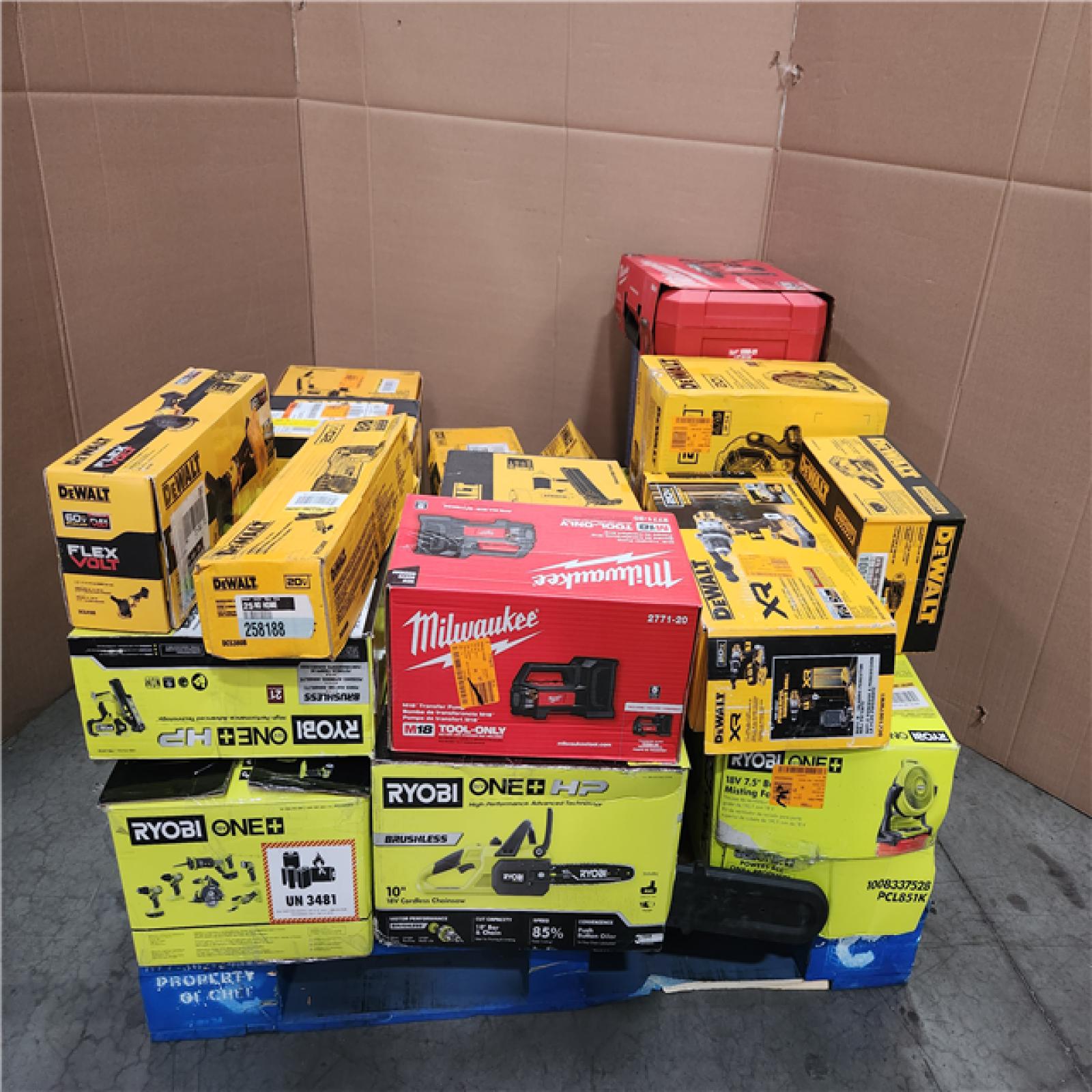 CALIFORNIA AS-IS TOOL PALLET