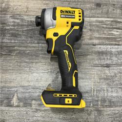 AS-IS DEWALT Atomic 20V Max Lithium-Ion Brushless Cordless Compact 1/4 in. Impact Driver Kit