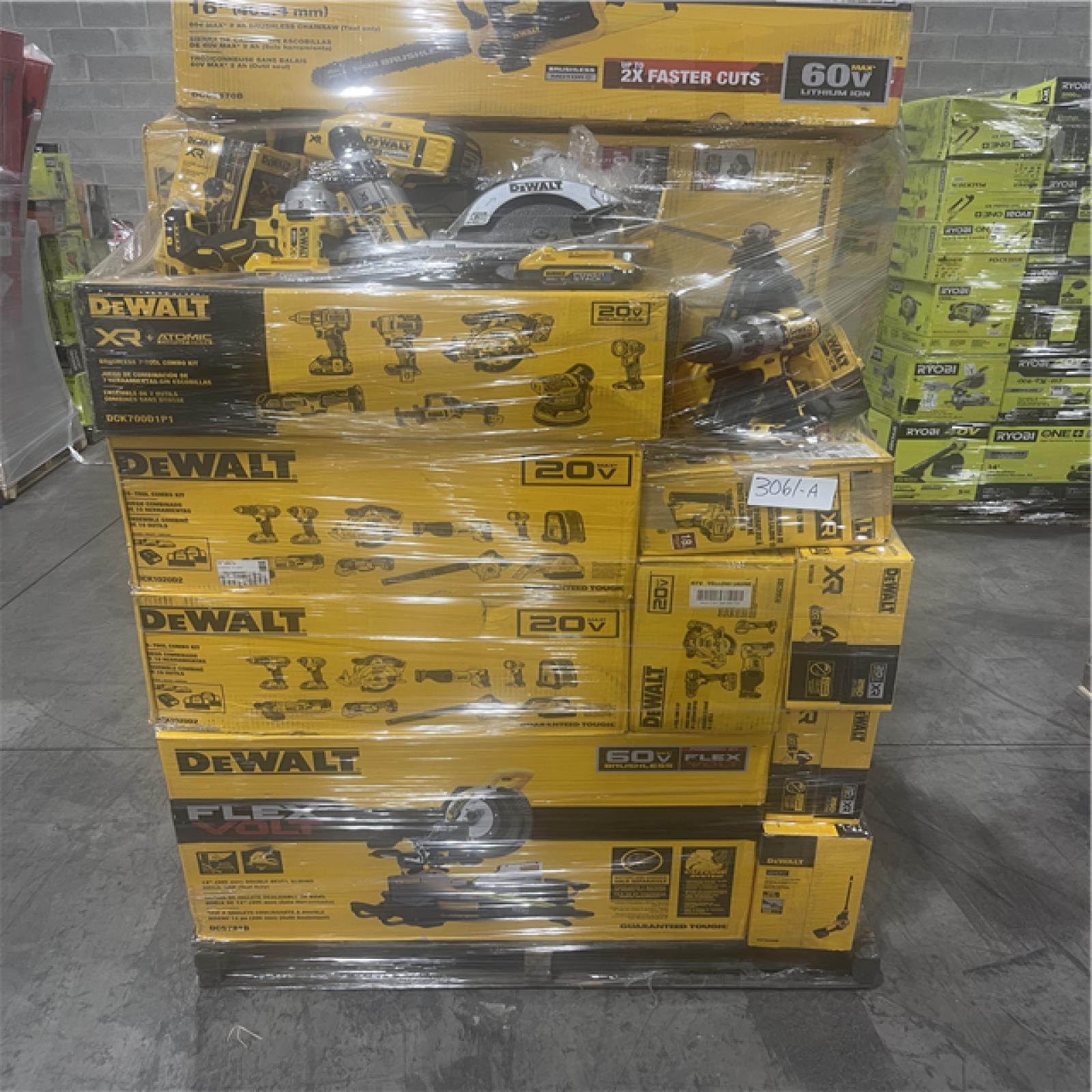 Pittston Location As-Is Power Tools Partial Truckload (13 Pallets) 3061-A