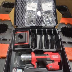 California AS-IS Ridgid RP 115 Mini Press Tool Kit  Includes (1) Battery  Charger & Hard Case