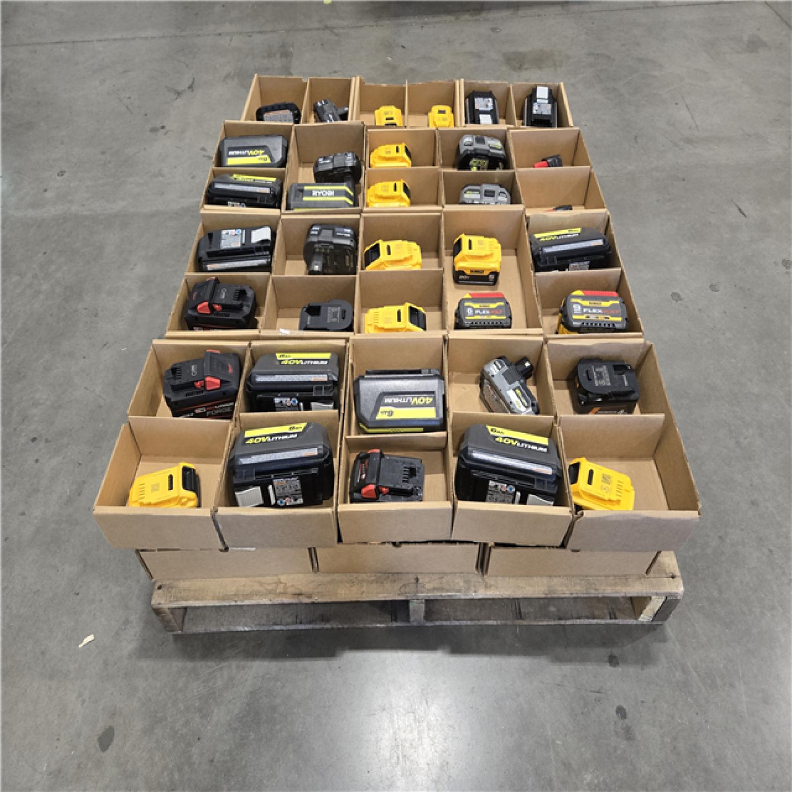 DALLAS LOCATION- AS-IS BATTERY PALLET