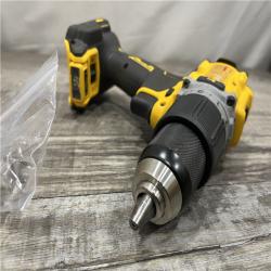 AS-IS DEWALT 20V XR Brushless Cordless 1/2 in. Hammer Drill (Tool-Only)