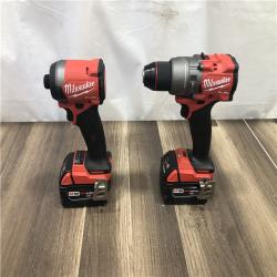 AS-IS Milwaukee  FUEL 18V Lithium-Ion Brushless Cordless Hammer Drill and Impact Driver Combo Kit