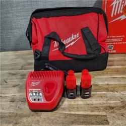 HOUSTON LOCATION - AS-IS Milwaukee 12-Volt Lithium-Ion Brushless Cordless Subcompact Drill &Impact Driver Combo Kit
