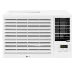 DALLAS LOCATION - LG 18,000 BTU 230V Window Air Conditioner Cools 1000 Sq. Ft. with Heater, Remote and Dehumidifier in White