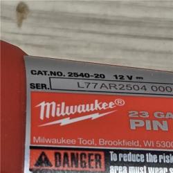 AS-IS Milwaukee 2540-20 12V 23 Gauge Cordless Pin Nailer (Tool Only)
