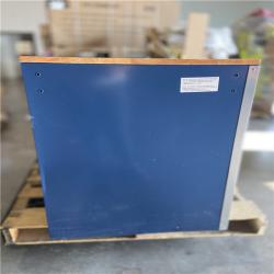 DALLAS LOCATION - Husky 52 in. W x 25 in. D 10-Drawer Mobile Workbench Tool Chest with Solid Wood Work Top in Gloss Blue