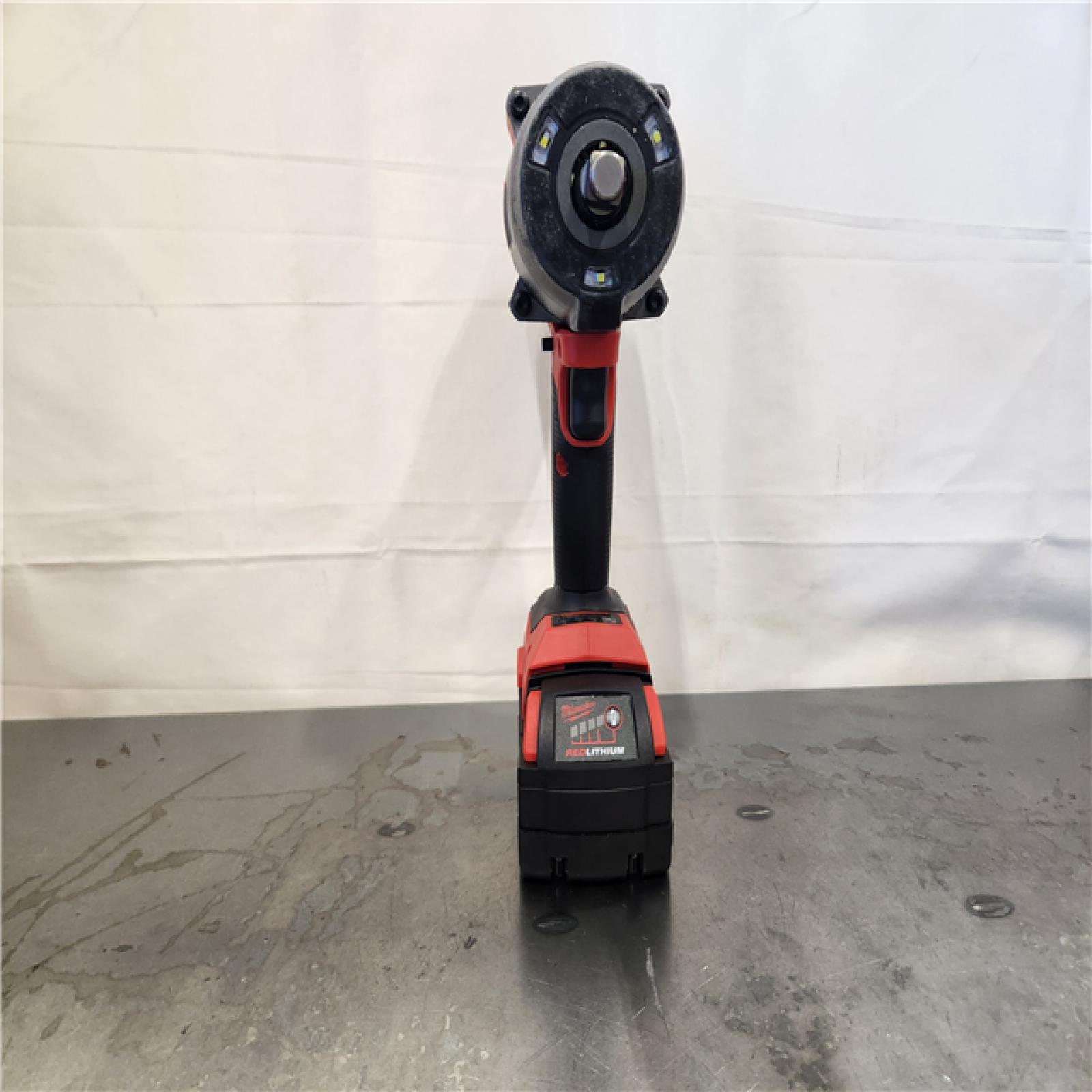 AS-IS- Milwaukee M18 FUEL 18V Lithium-Ion Brushless Cordless 1/2 in. Impact Wrench w/Friction Ring Kit