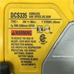 AS-IS DEWALT 20V MAX XR Cordless Barrel Grip Jigsaw (Tool Only)